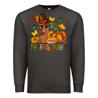 Smoke my first thanksgiving bbs Premium Sweatshirt - BundleAndBundleShop