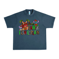 Midnight Navy cup of chocolate and  with christmas stitch elf Urban Heavy Tee - AdoDesignShop