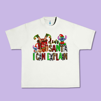Cup Of Chocolate And  With Christmas Stitch Elf Urban Heavy Tee Designed By Adodesignshop