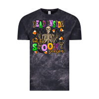 Cloud Black dead inside but it's spooky season Vintage Tee - AdoDesignShop