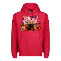 Cardinal halloween pigs Premium Hoodie - RanaPortraitStore