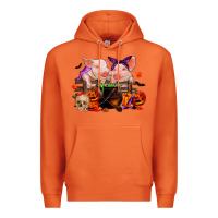 Carrot halloween pigs Premium Hoodie - RanaPortraitStore