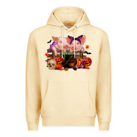 Pina Colada halloween pigs Premium Hoodie - RanaPortraitStore