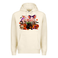 Tofu halloween pigs Premium Hoodie - RanaPortraitStore