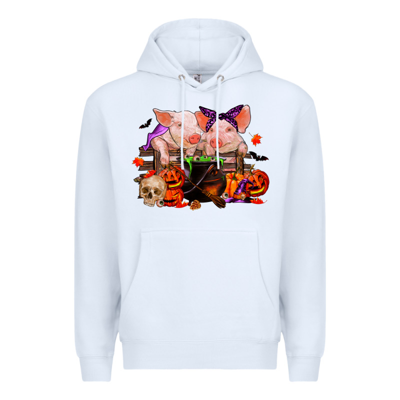 Halloween Pigs Premium Hoodie by RanaPortraitStore | Teevron