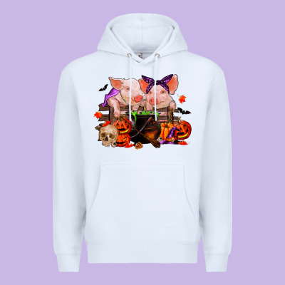 Halloween Pigs Premium Hoodie Designed By Ranaportraitstore