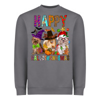 Storm Happy hallothankmas dog Heavyweight Sweatshirt - FaDigitalArtStudio