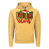 Vintage Mustard christmas lele claus Vintage Hoodie - FaDigitalArtStudio