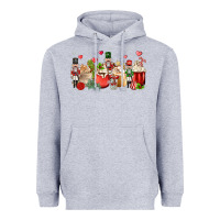 Heather Grey nutcracker coffee Heavyweight Hoodie - MaliasSmallBusiness