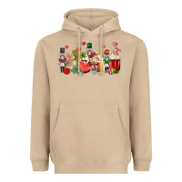 Mushroom nutcracker coffee Heavyweight Hoodie - MaliasSmallBusiness