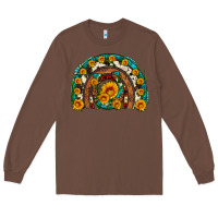 Chestnut sunflower gemstone leopard cowhide horseshoe rainbow Long Sleeve Tee - Artiststas
