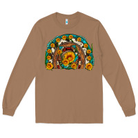 Toasted Coconut sunflower gemstone leopard cowhide horseshoe rainbow Long Sleeve Tee - Artiststas