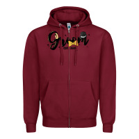 Burgundy groom Zipper Hoodie - MaliasSmallBusiness