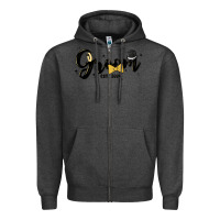 Charcoal Heather groom Zipper Hoodie - MaliasSmallBusiness