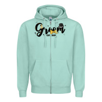 Seafoam groom Zipper Hoodie - MaliasSmallBusiness
