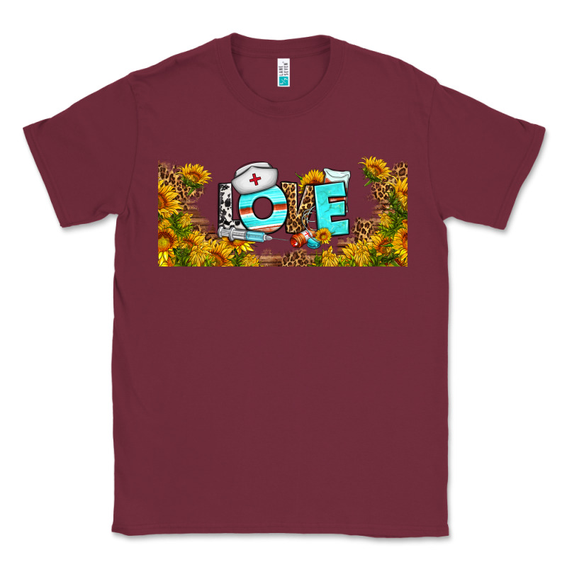 Western Love Nurse Sunflower Libbey Cu Classic Tee by BundleAndBundleShop | Teevron
