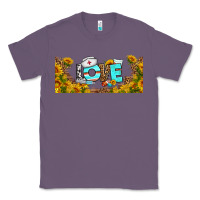 Lavender western love nurse sunflower libbey cu Classic Tee - BundleAndBundleShop