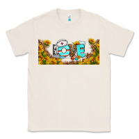 Natural western love nurse sunflower libbey cu Classic Tee - BundleAndBundleShop