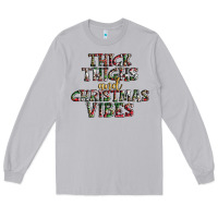 Moon Dust thick thighs and Christmas vibes Long Sleeve Tee - AdoDesignShop