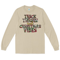 Mushroom thick thighs and Christmas vibes Long Sleeve Tee - AdoDesignShop
