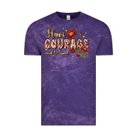 Cloud Purple have courage and be kind Vintage Tee - JahusDesignShop