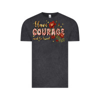 Vintage Black have courage and be kind Vintage Tee - JahusDesignShop