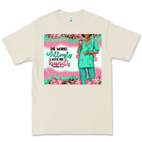 Bone she works willingly with her hands afro nurse Premium Tee - RanaPortraitStore
