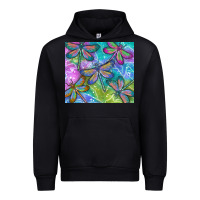 Black dragonflies Urban Hoodie - TumblerDesignByShophia