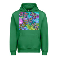 Emerald dragonflies Urban Hoodie - TumblerDesignByShophia