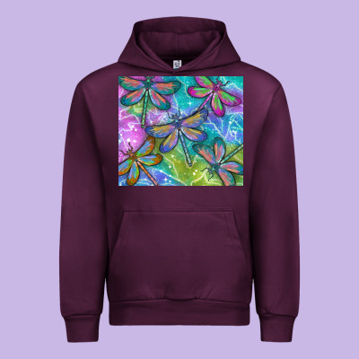 Dragonflies Urban Hoodie Designed By Tumblerdesignbyshophia