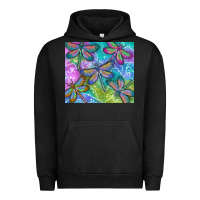 Pigment Black dragonflies Urban Hoodie - TumblerDesignByShophia