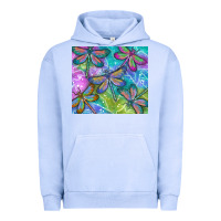 Pigment Grape Ice dragonflies Urban Hoodie - TumblerDesignByShophia