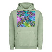 Pigment Oil Green dragonflies Urban Hoodie - TumblerDesignByShophia