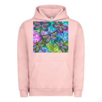 Pigment Salmon dragonflies Urban Hoodie - TumblerDesignByShophia