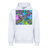 White dragonflies Urban Hoodie - TumblerDesignByShophia