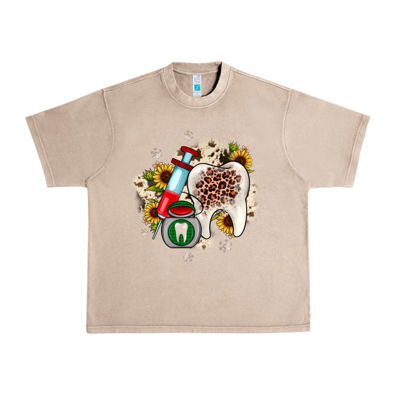 Christmas Dental Sunflower Urban Heavy Tee by JahusDesignShop | Teevron