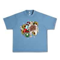 Pebble Blue Christmas dental sunflower Urban Heavy Tee - JahusDesignShop