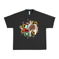 Pigment Black Christmas dental sunflower Urban Heavy Tee - JahusDesignShop