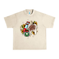 Sandshell Christmas dental sunflower Urban Heavy Tee - JahusDesignShop