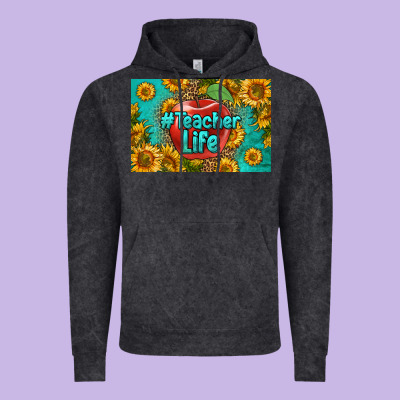 Teacher Life Skinny Metal Can Holder Vintage Hoodie Designed By Hra Design Shop