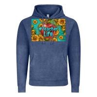Vintage Denim teacher life skinny metal can holder Vintage Hoodie - HRA Design Shop