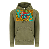 Vintage Olive teacher life skinny metal can holder Vintage Hoodie - HRA Design Shop