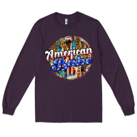 Plum american babe Long Sleeve Tee - JahusDesignShop