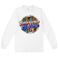White american babe Long Sleeve Tee - JahusDesignShop