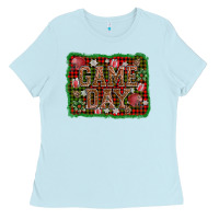 Baby Blue game day christmas Ladies Tee - AdoDesignShop