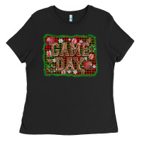 Black game day christmas Ladies Tee - AdoDesignShop