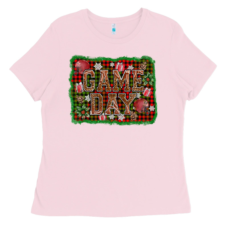 Game Day Christmas Ladies Tee by AdoDesignShop | Teevron