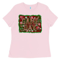 Bubblegum Pink game day christmas Ladies Tee - AdoDesignShop