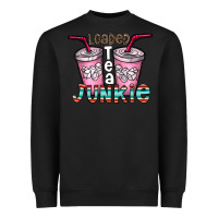 Black loaded tea junkie Heavyweight Sweatshirt - CowhideDigitalArt