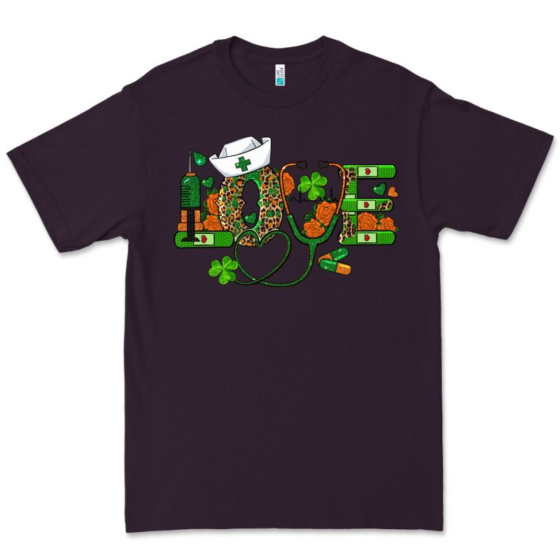 St Patricks Day Love Nurse Premium Tee by RanaPortraitStore | Teevron